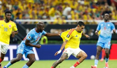 Fifa World Cup: Daniel Munoz goal sends Colombia past DR Congo into World Cup last 16