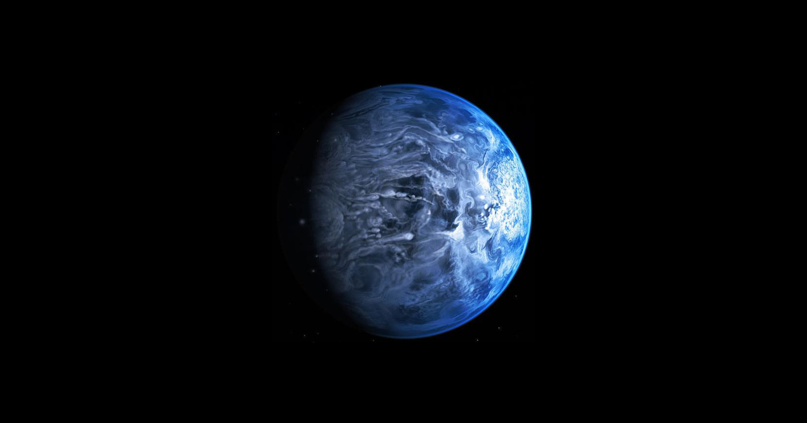 About 63 light-years away there is a deep-blue world that looks deceptively like Earth from a distance, but on the planet HD 189733b the temperature reaches 2,000 degrees Fahrenheit and the winds scream at thousands of miles an hour 