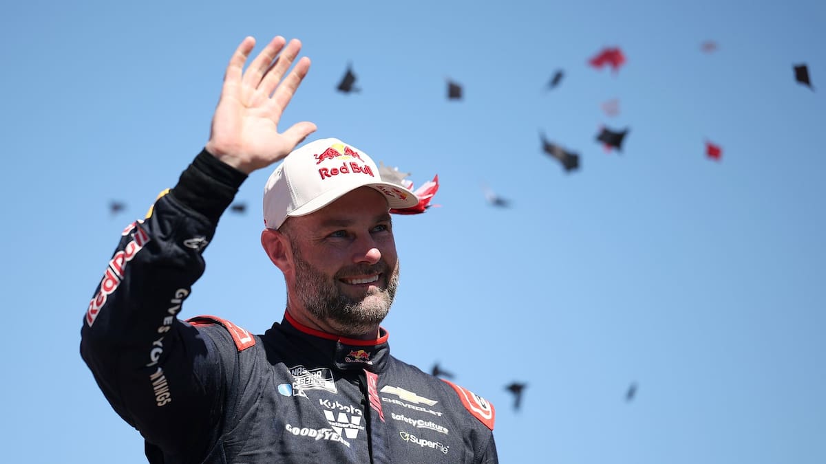 Nascar: Shane van Gisbergen holds off Chase Briscoe to win at Sonoma