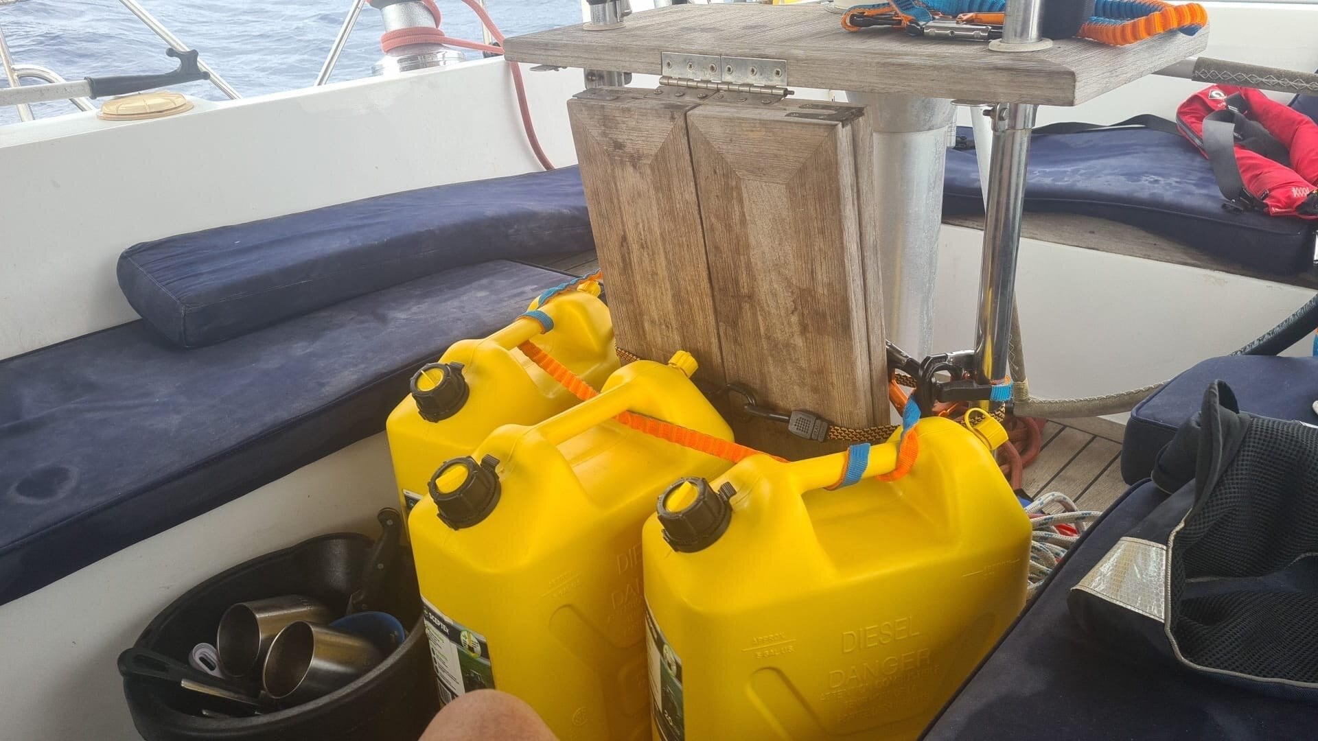  The jerry cans supplied by Naida.