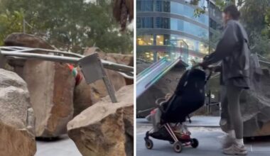 ‘What the hell?’: Kids’ playground designed by New Zealander terrifies parents in Melbourne