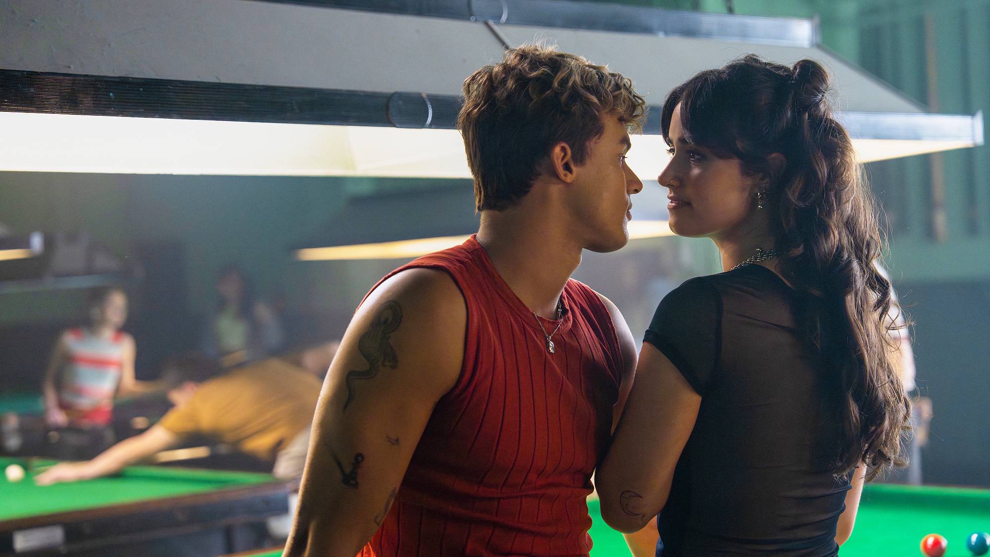 Matthew Broome and Asha Banks in "Your Fault: London" on Prime Video
