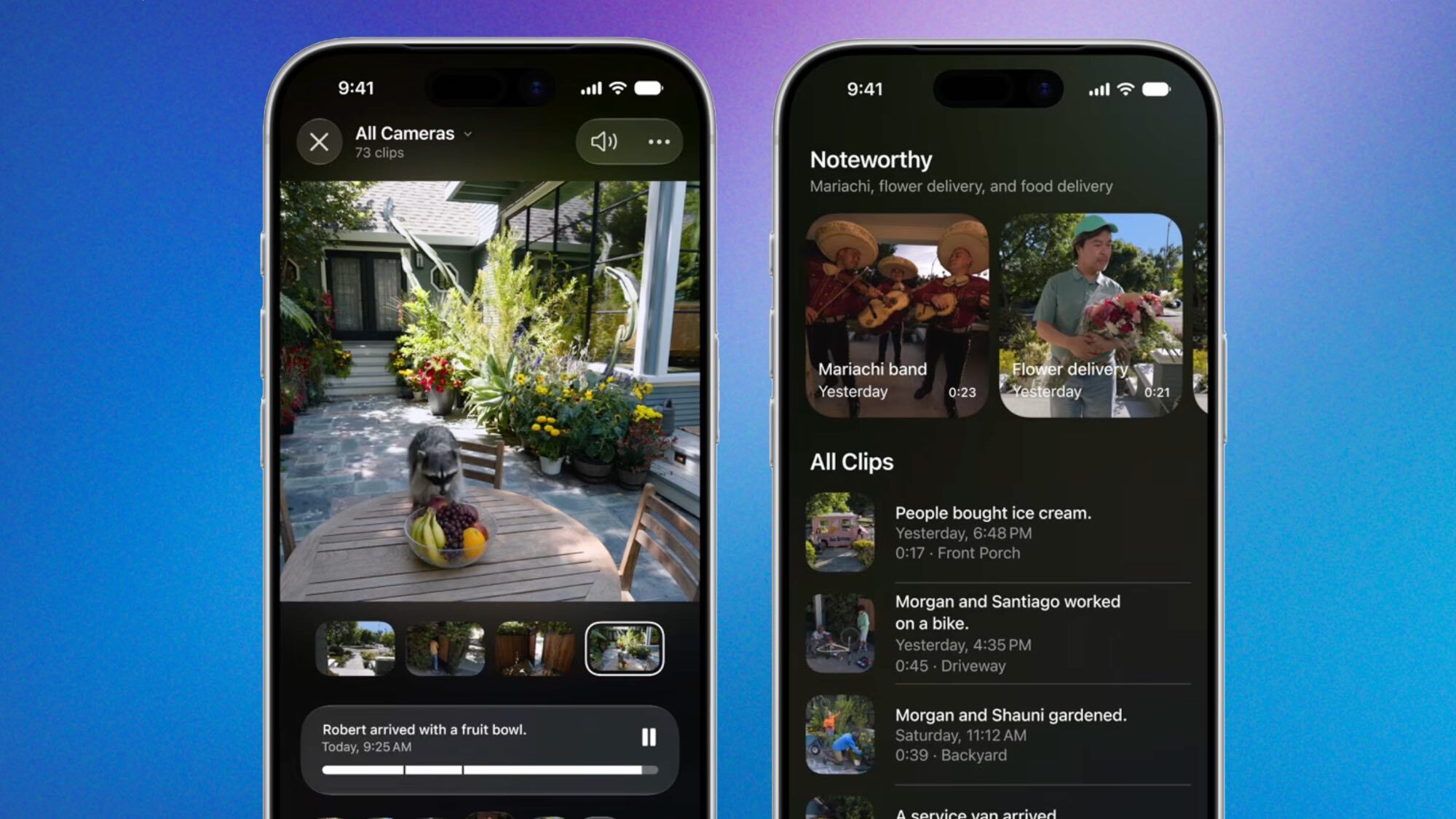 iOS 27 security camera footage