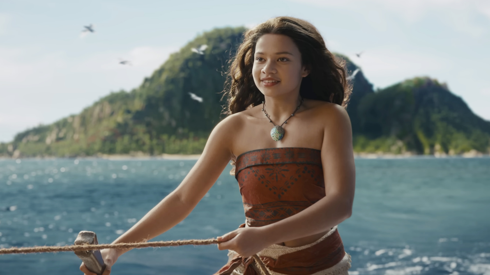 Catherine Laga'aia takes up the mantle of Moana in the live action remake (2026).