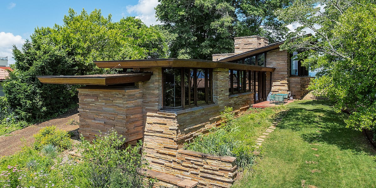 Tennessee’s only home designed by legendary architect Frank Lloyd Wright is on the market