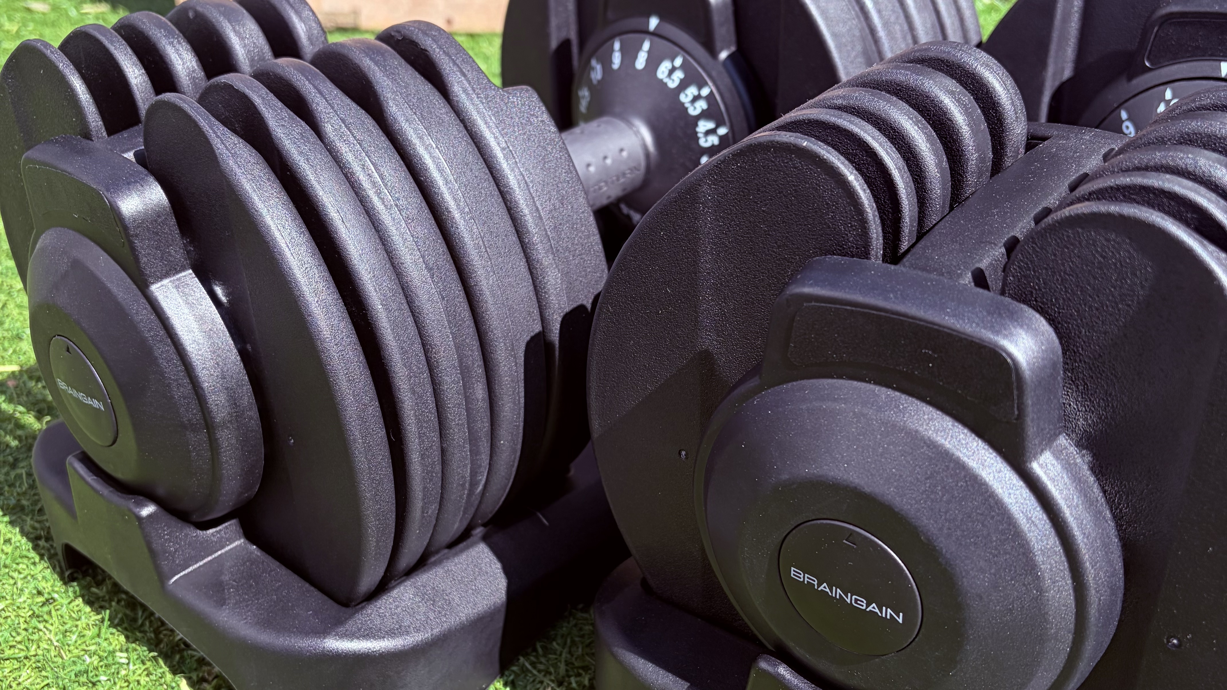 BRAINGAIN adjustable dumbbells