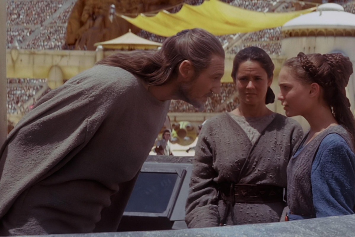 Liam Neeson Qui-Gon Star Wars death scene