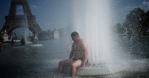 Western Europe bakes under 'heat dome' as temperatures climb