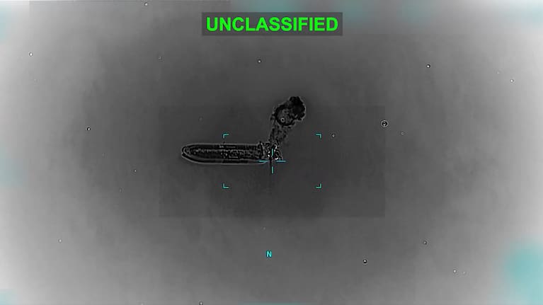 A tanker is struck by US forces in the Gulf of Oman. 