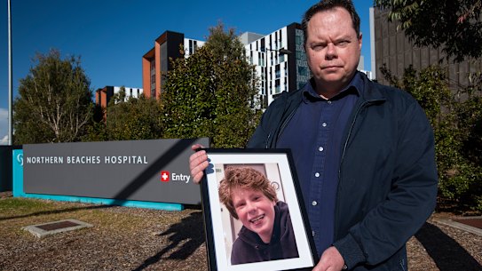 Andrew Gill’s son Josh died under horrific circumstances two years ago after failures, his dad says, by the Northern Beaches Hospital to treat his mental health issues. The state government offered funding for specialised beds, but more than a year on they are yet to be built.