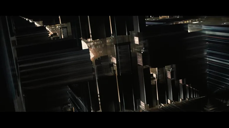Inside the tesseract several thousand visions of the same room spread out, allowing Cooper to interact with each one