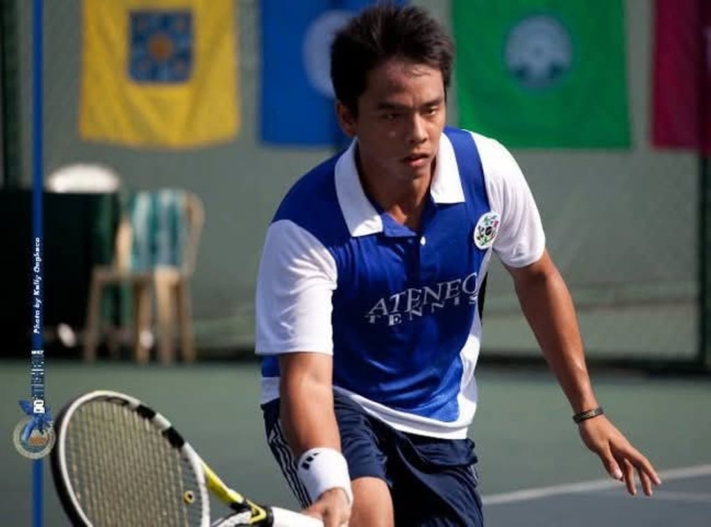 A young Ayo Canlas plays tennis in 2011. Photo: Ayo Canlas