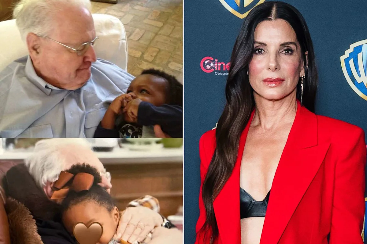 Sandra Bullock Shares Rare Throwback Photos of Kids Louis and Laila with Her Late Dad: ‘Happy Heavenly Father’s Day’