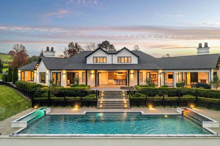 The mansion at 29 Minnehaha Avenue, in Auckland's Takapuna, is looking for a $30m buyer. Photo / Supplied