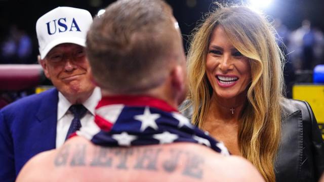 Melania Trump’s Big Smile With UFC Champion Gets Fans Talking