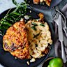 Karen Martini’s yoghurt-crusted roast cauliflower.