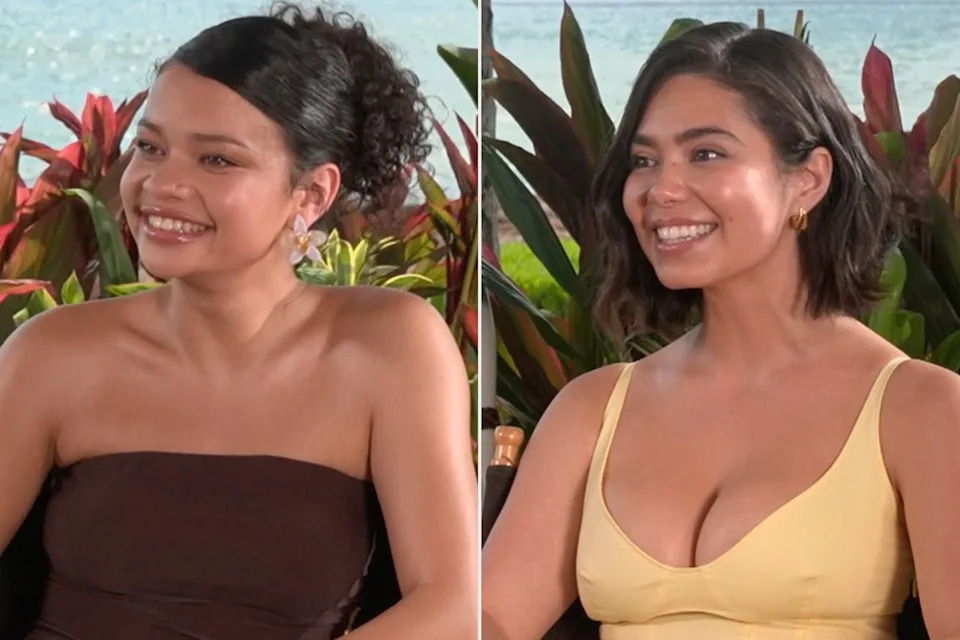 Catherine Lagaʻaia and Auliʻi Cravalho on June 15Credit: Disney(2)