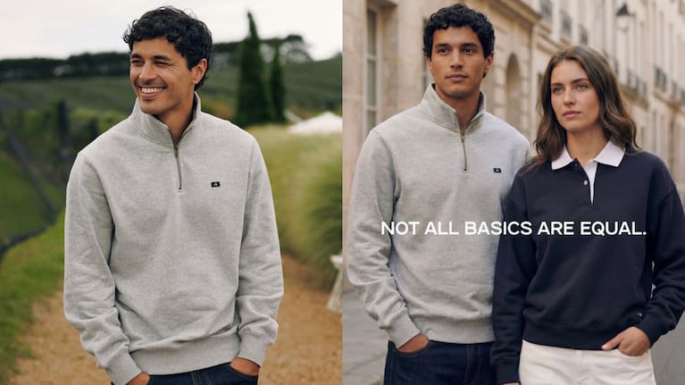 Akshay Raju (left) and what he says is an AI generated model inspired by him and others.