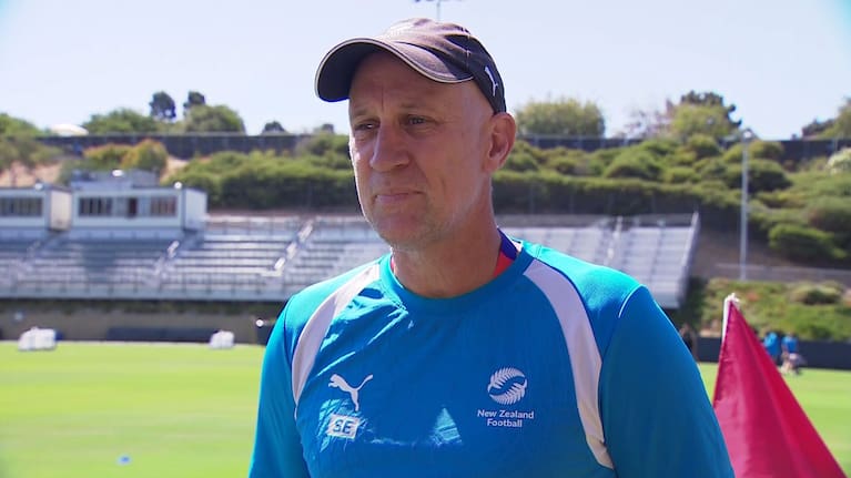 All Whites assistant coach Simon Elliott 