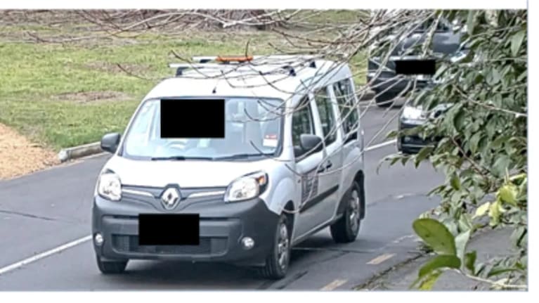 An example of a photo from an ANPR camera run by Massey University in 2022.
