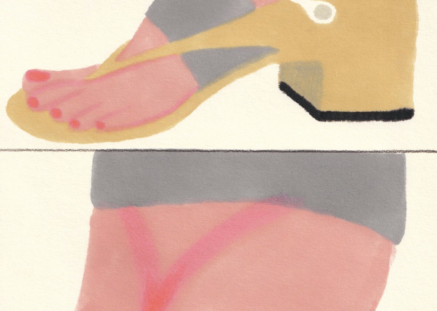 Ana Terral’s illustrations perfectly capture pain – from heel blisters and sun burns to bite marks