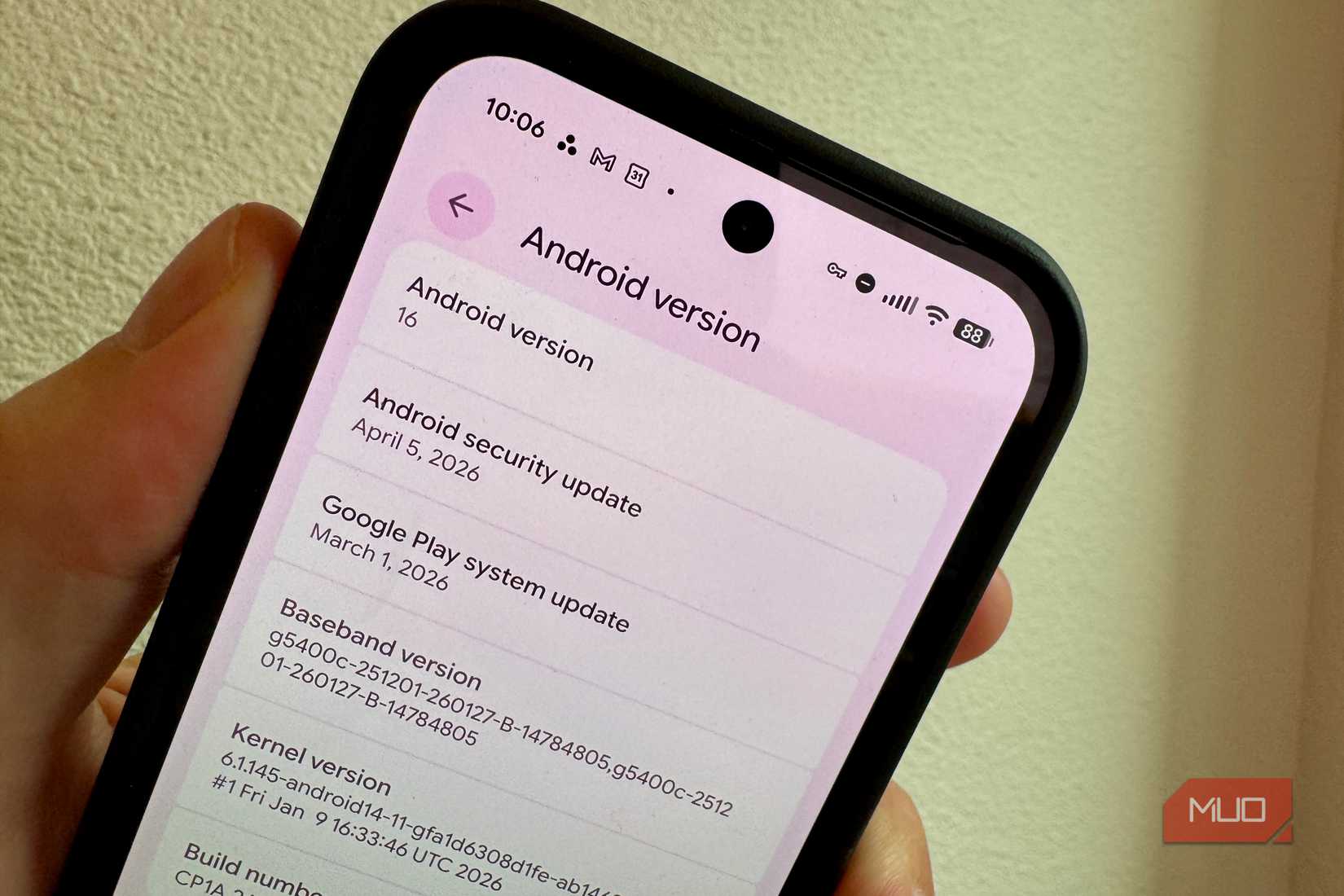 Android version