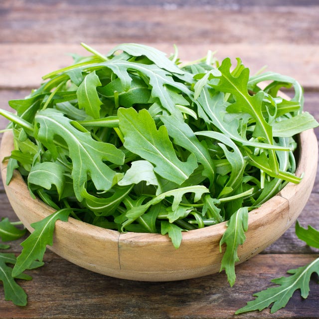 bowl of arugula