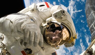 Astronauts aboard the International Space Station can see flashes of light even with their eyes closed — not from light entering the eye, but from high-energy space particles passing through their body and triggering the retina or visual pathway directly.