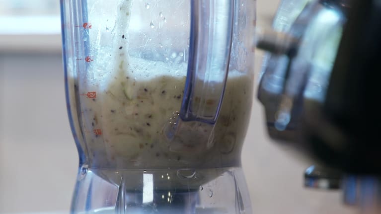 At least two blenders were destroyed by Houston's kitchen experiments.