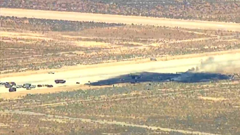 B-52 aircraft crash