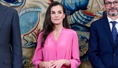 Queen Letizia of Spain Wore Head-to-Toe Pink for an Event in Madrid
