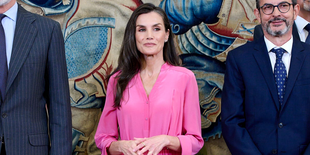 Queen Letizia of Spain Wore Head-to-Toe Pink for an Event in Madrid