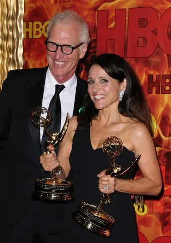 Julia Louis-Dreyfus and Brad Hall in 2015Credit: David Livingston/Getty