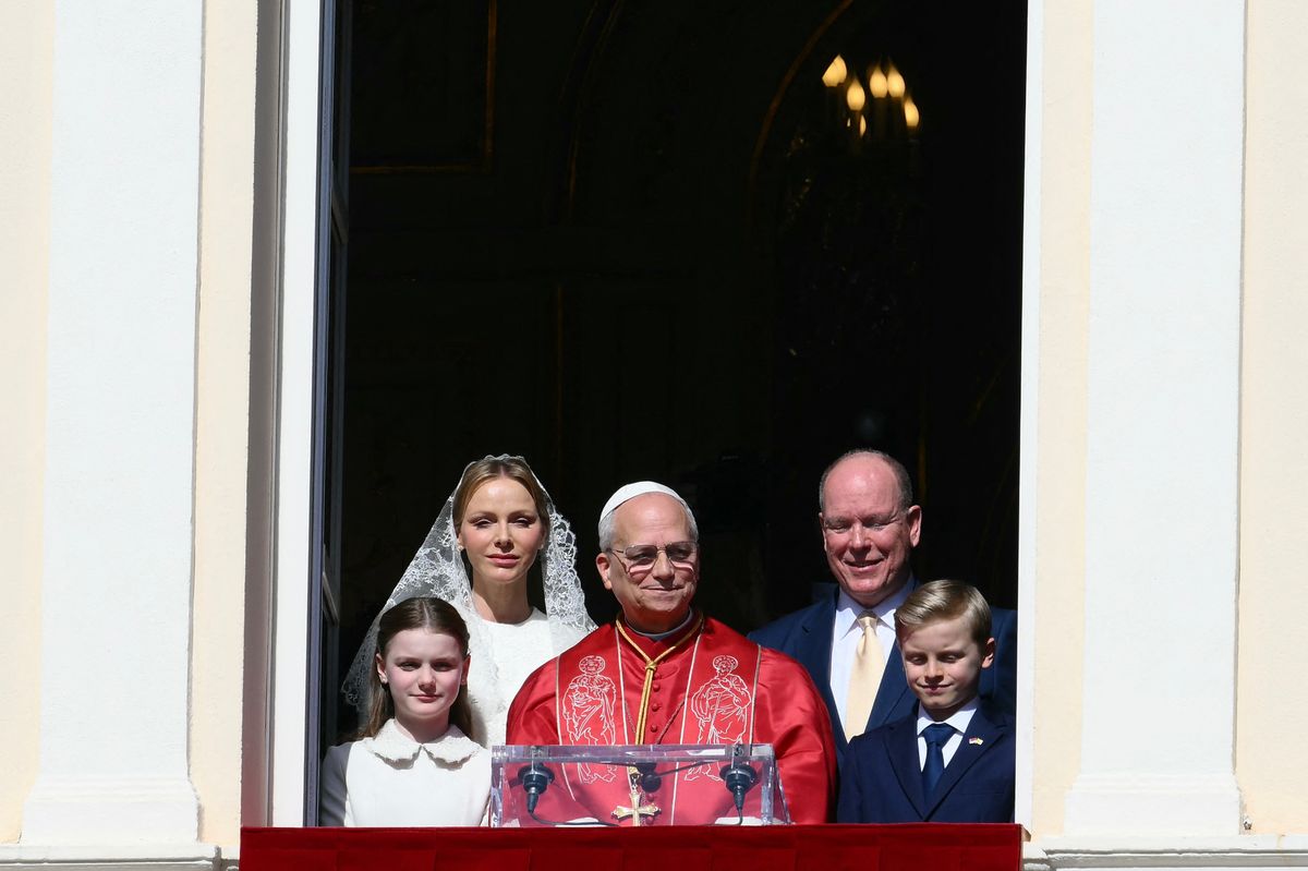 Charlene of Monaco Shares New Photo with Twins Jacques and Gabriella