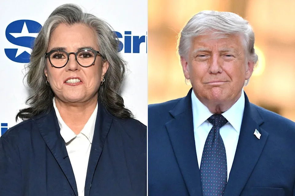 Rosie O'Donnell; Donald TrumpCredit: Slaven Vlasic/Getty; Mustafa Yalcin/Anadolu via Getty