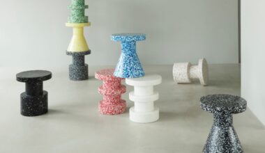 The Stool Made From 100% Recycled Plastic That Looks Like Art