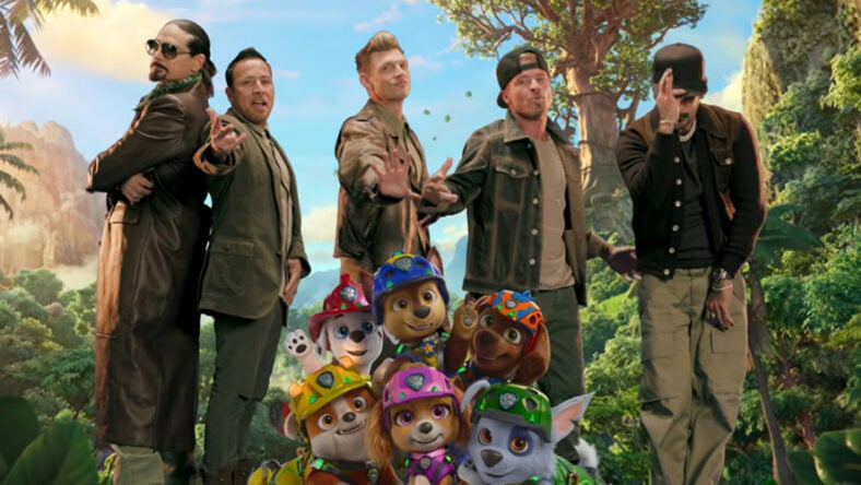Still from Backstreet Boys' Bottle Up music video