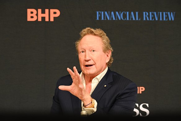 Billionaire Andrew Forrest. 