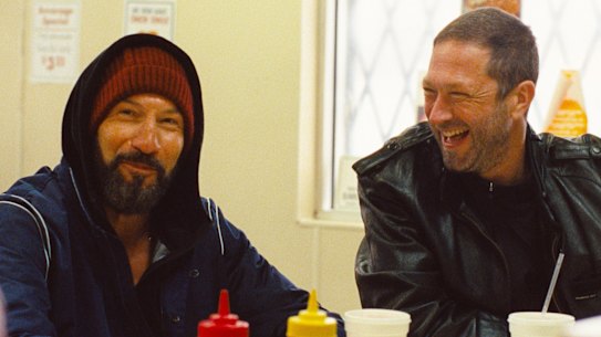 Jon Bernthal as Michael Berzatto, Ebon Moss-Bachrach as Richard “Richie” Jerimovich in a surprise standalone episode of The Bear.