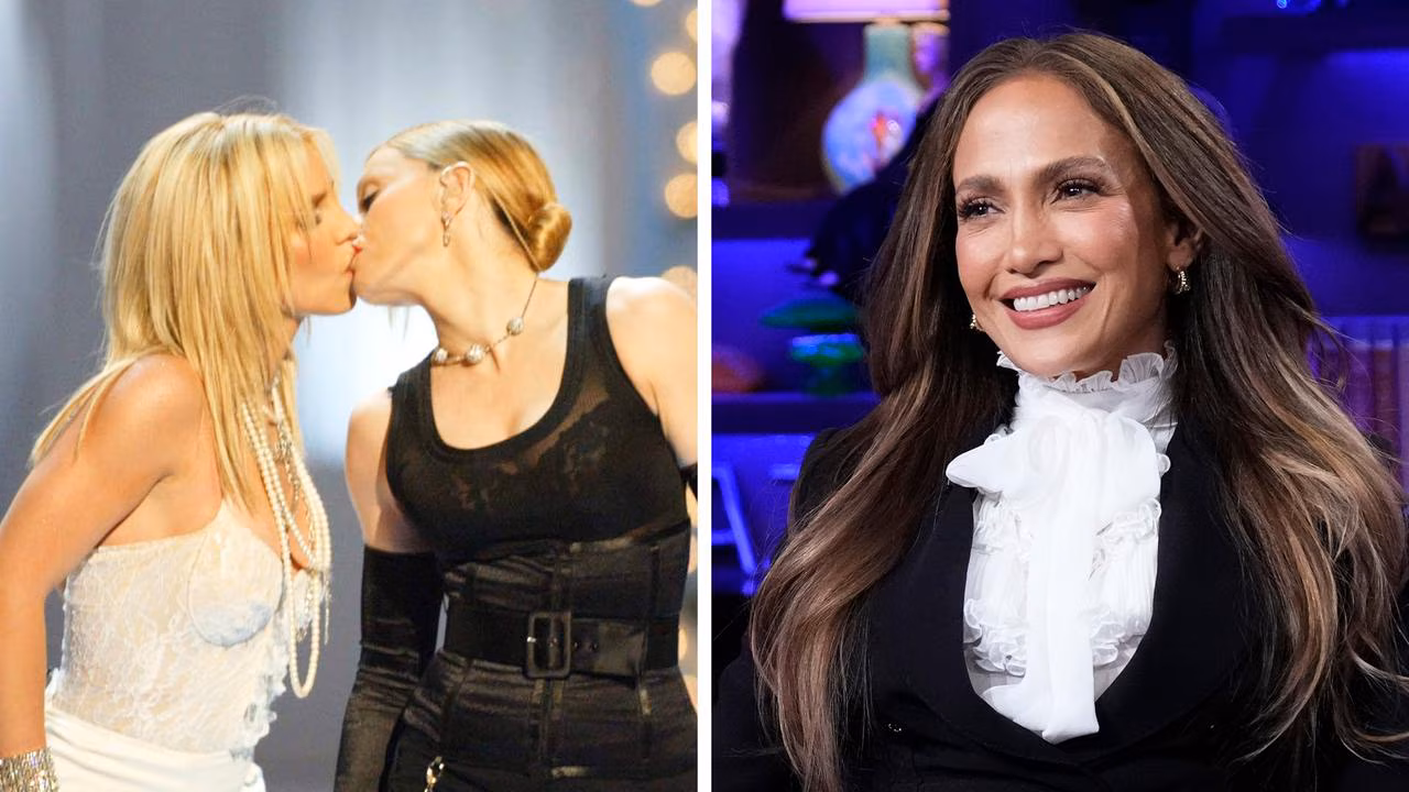 Jennifer Lopez reveals she was meant to be in iconic VMAs kiss