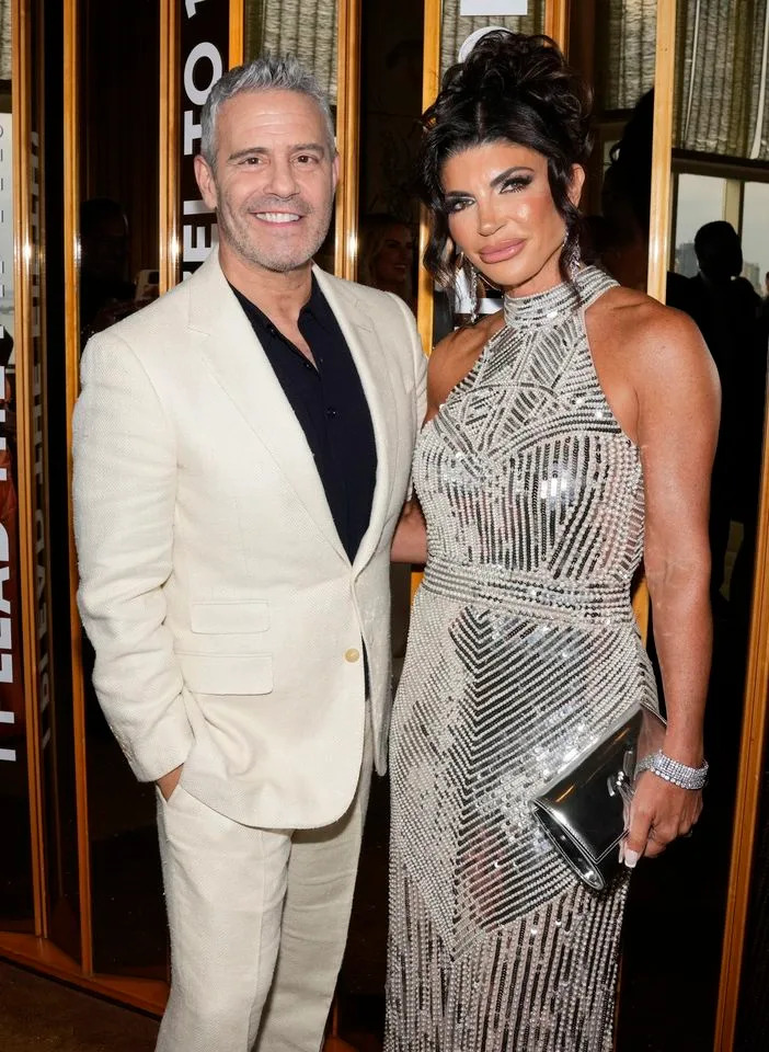 Andy Cohen with Teresa Giudice in 2024.Credit: Getty Images