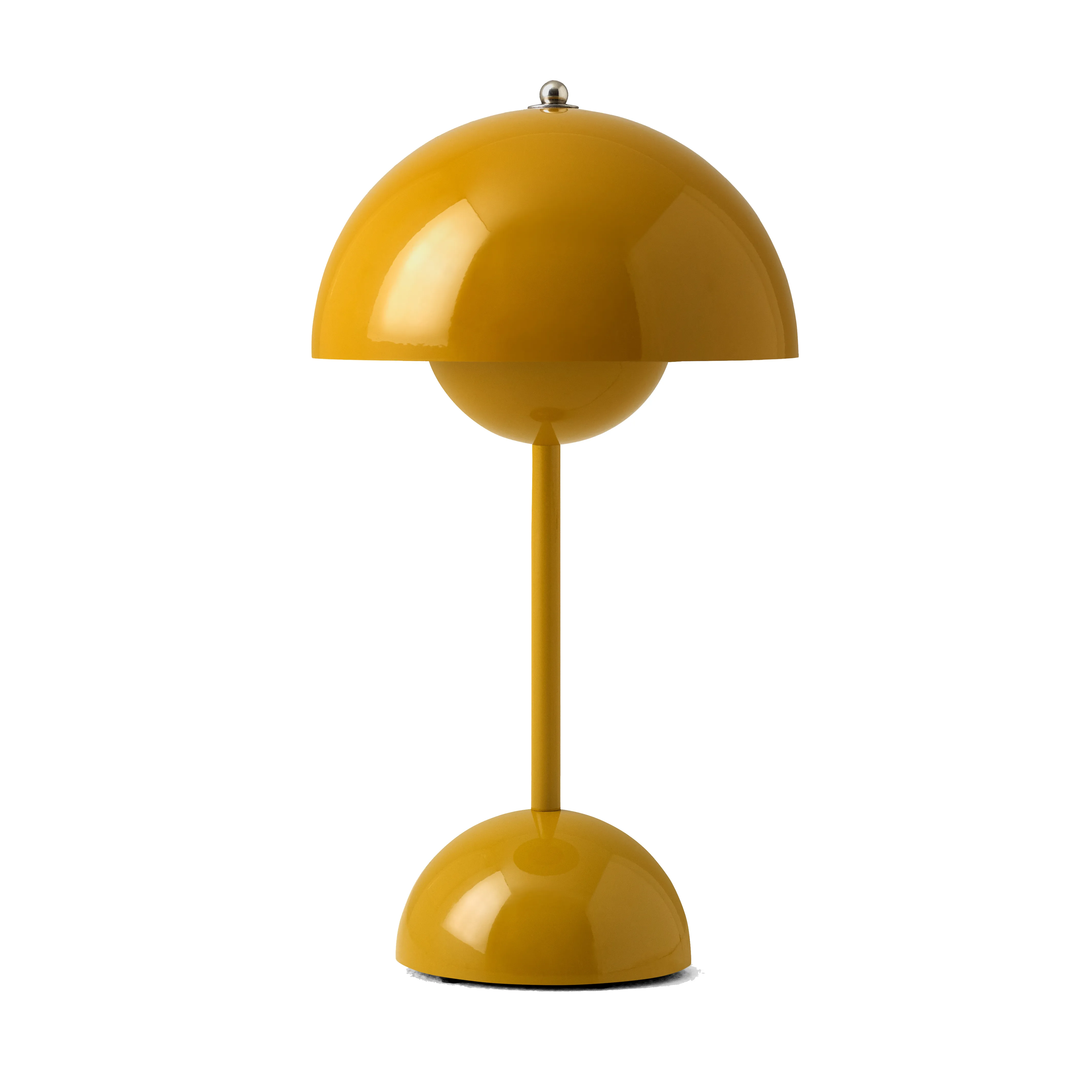 Flowerpot Portable Table Lamp Vp9, Mustard