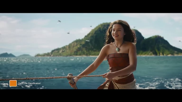 Catherine Laga'aia in Disney's Moana.