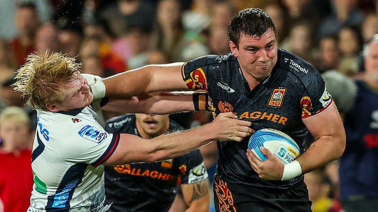 Chiefs loose forward Simon Parker.