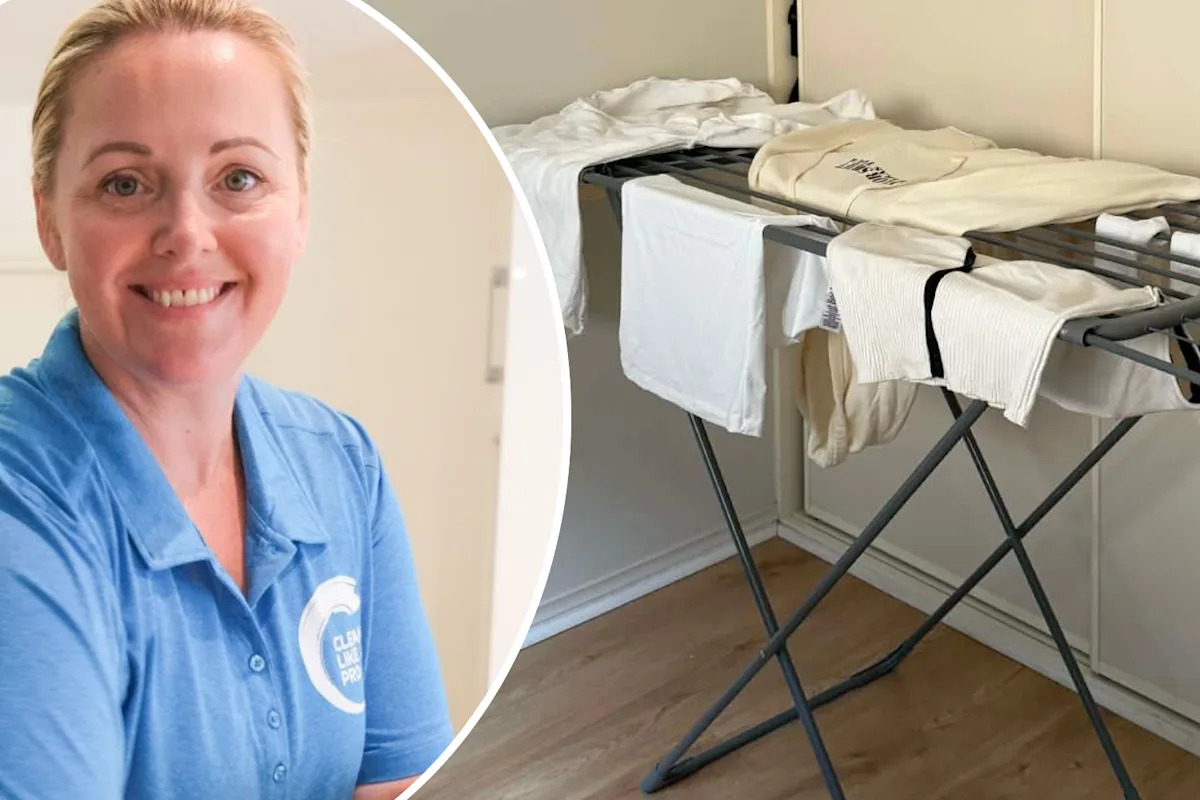 Professional cleaner reveals simple trick to dry clothes faster indoors during winter