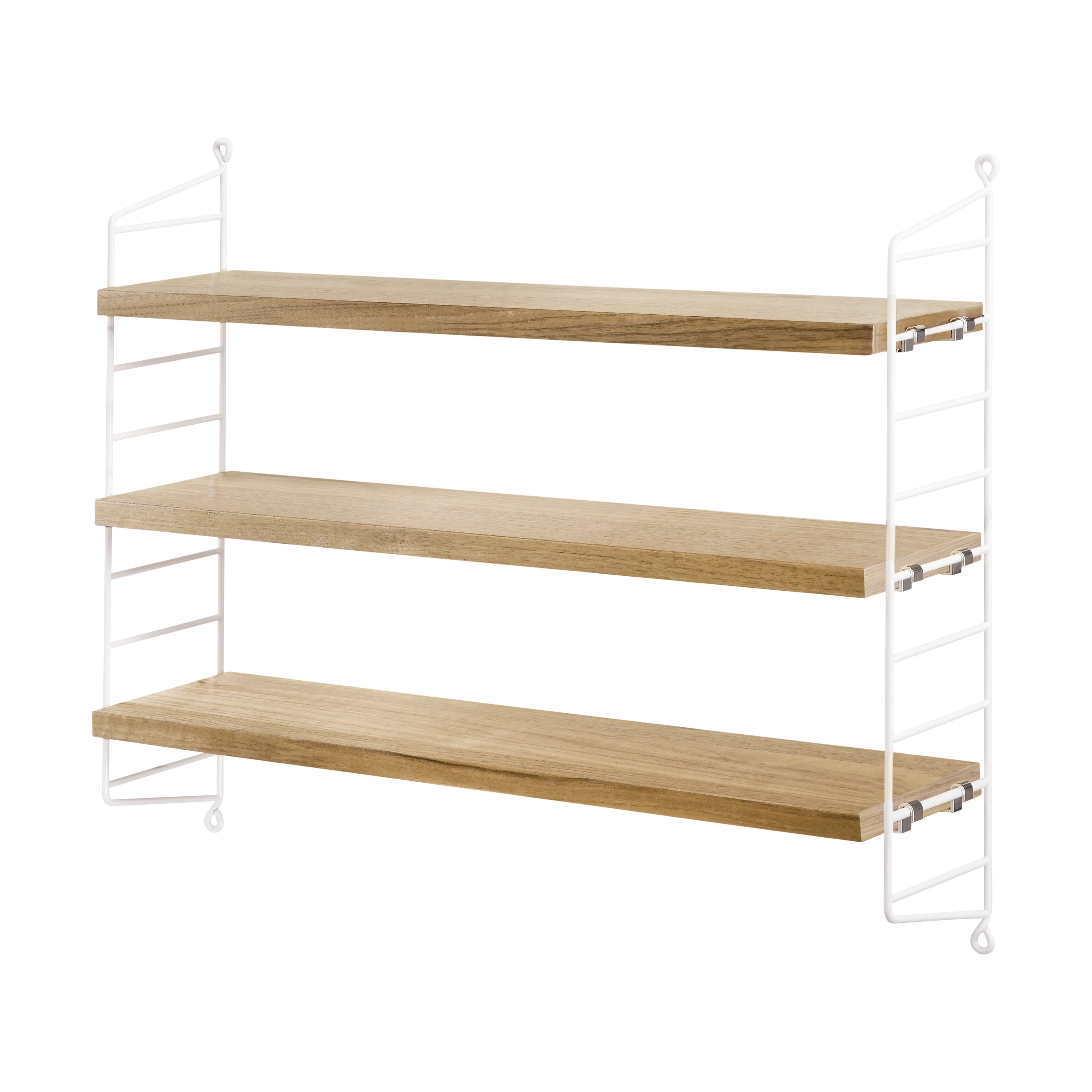 String Shelf Pocket Oak-White, Oak-White