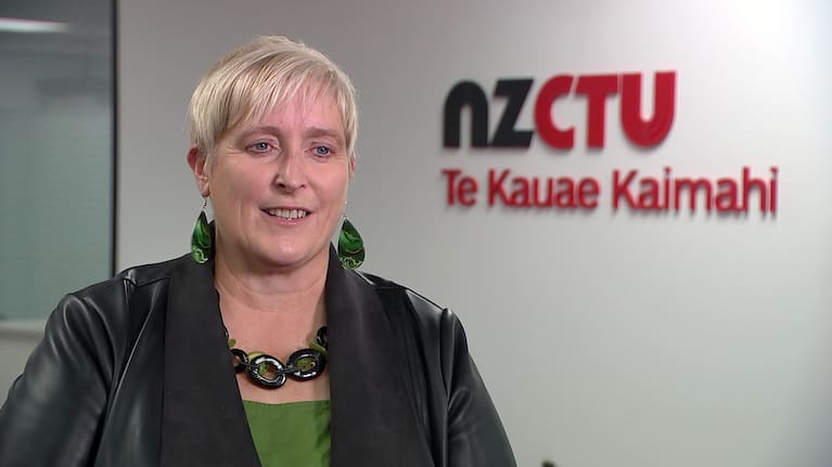 Council of Trade Unions president Sandra Grey.
