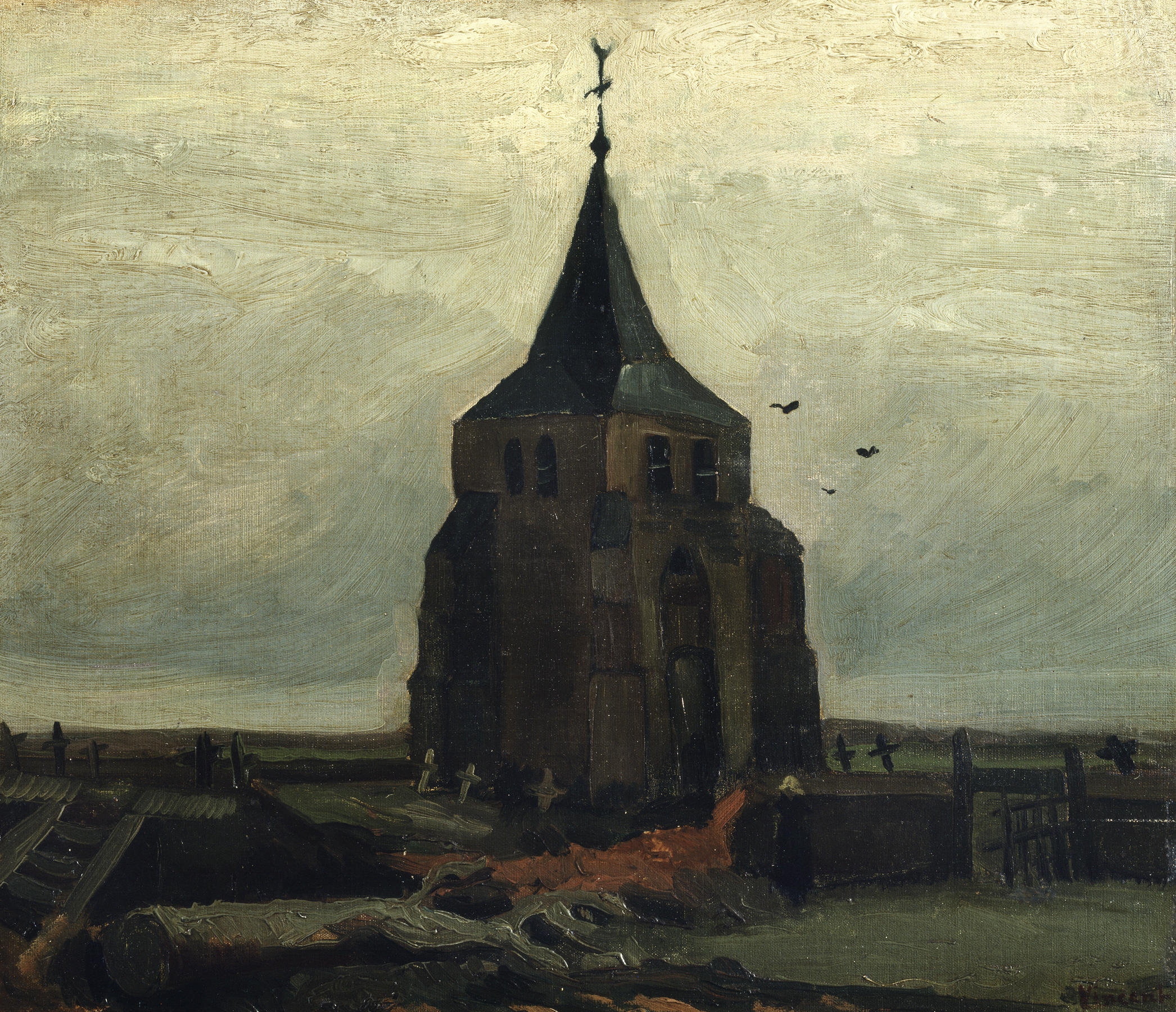 Vincent van Gogh, 'The Old Tower', 1884.