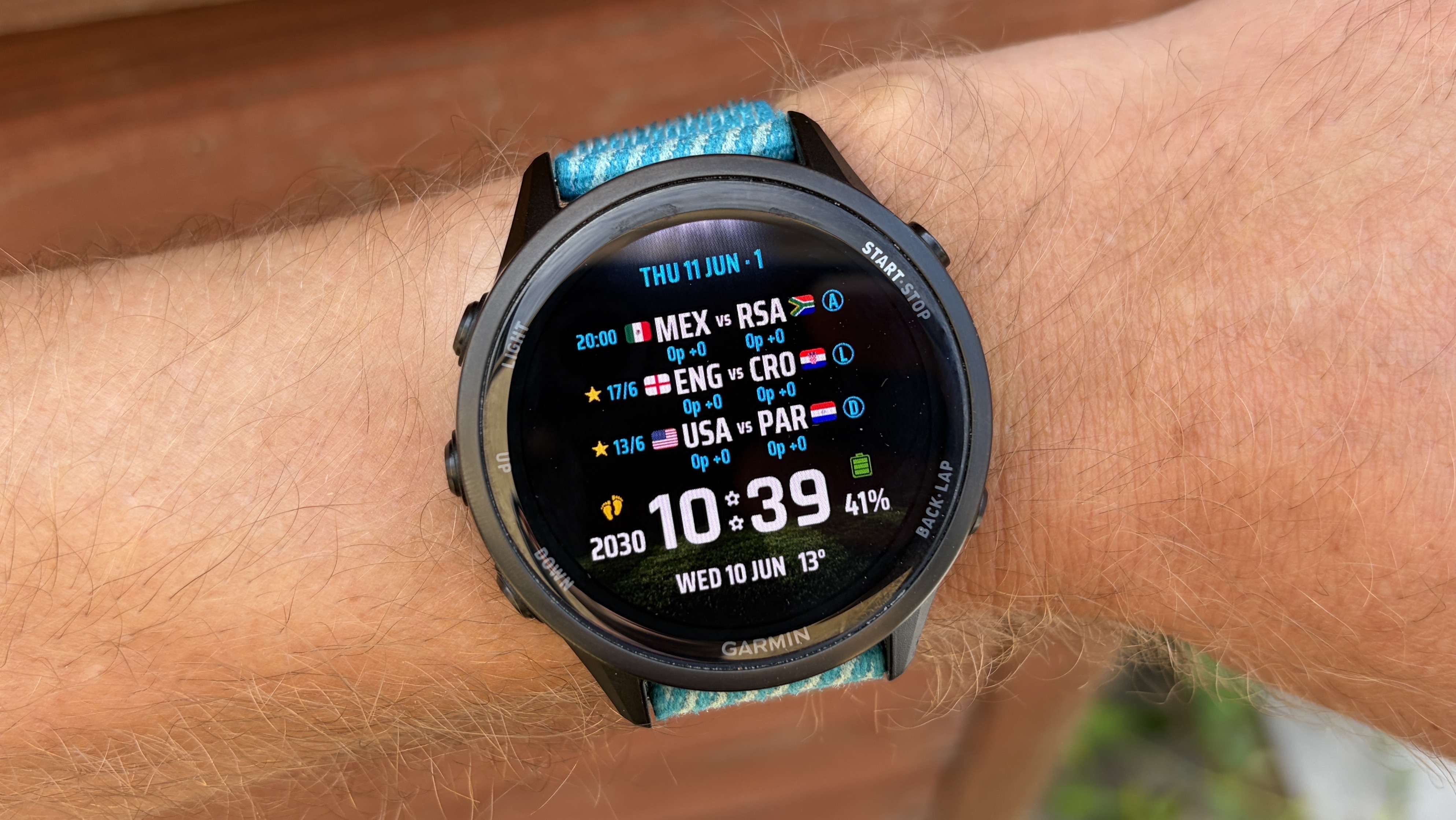 Garmin Forerunner 970 World Cup Watch Face