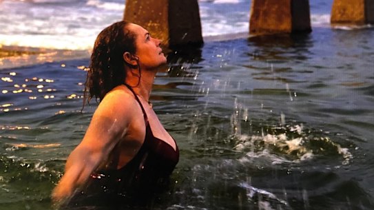 Helen Pitt in Coogee’s Ross Jones Memorial Pool.